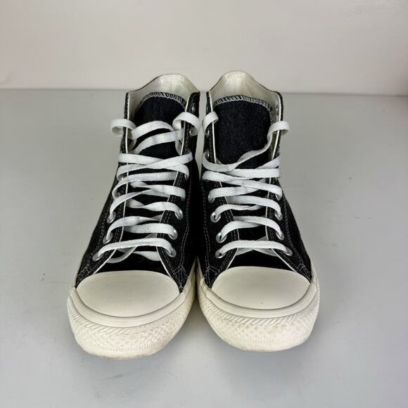 Converse Denim Embroidered Sunflower High Top Tennis Shoe Mens 8.5 Womens 10.5 - Picture 3 of 7